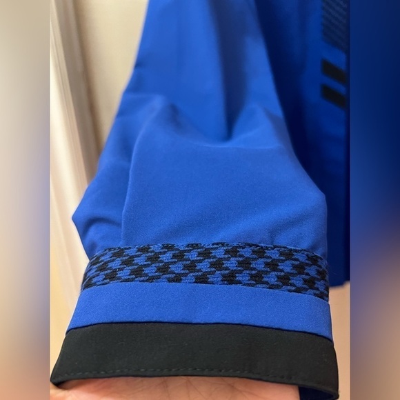 ⚫️ BOGO Vintage Joyce houndstooth detail women’s button up blouse size 12 - Picture 4 of 7